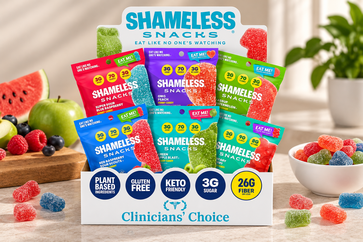 Sour Candy Without the Sugar Rush? We Tried the Shameless Snacks Approach